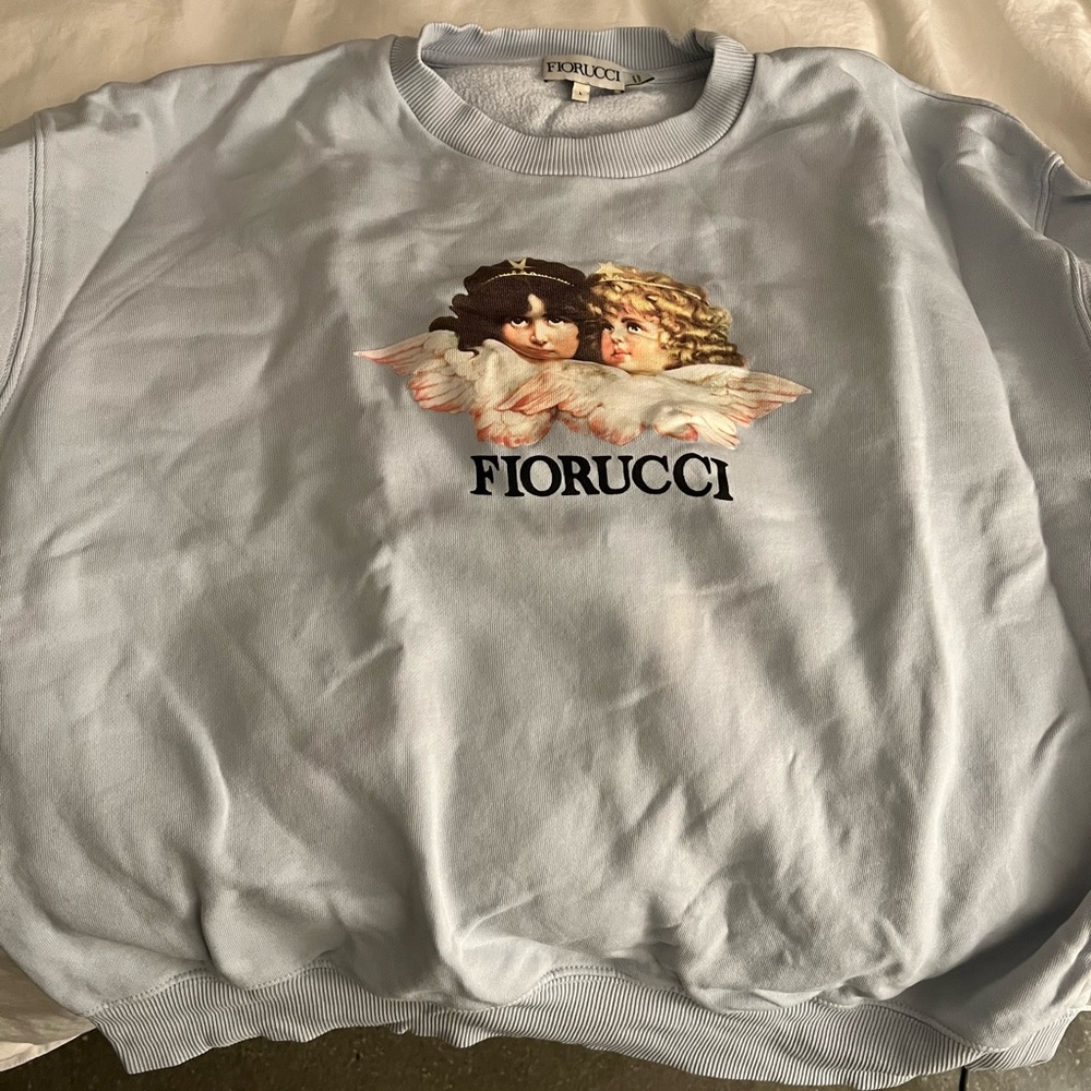 FIORUCCI Cherub baby blue sweatshirt